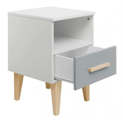 Bopita Tables De Chevet Enfant Table De Nuit Gris 6 Bopita Tables De Chevet Enfant Table De Nuit Gris – Image 4