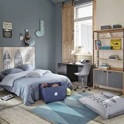 Maisons Du Monde Têtes De Lit Tête De Lit 140 En Pin Et Sapin Imprimé -Lits bébé Soldes tete de lit 140 en pin et sapin imprime 1000 2 37 170597 6