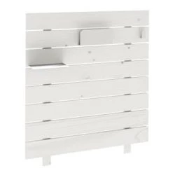 ID Kids Têtes De Lits Et Accessoires De Lits Enfants Tête De Lit Enfant Bois Massif Blanc -Lits bébé Soldes tete de lit enfant bois massif blanc 2