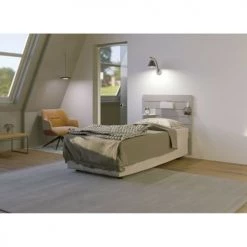 ID Kids Têtes De Lits Et Accessoires De Lits Enfants Tête De Lit Enfant Bois Massif Gris -Lits bébé Soldes tete de lit enfant bois massif gris 3