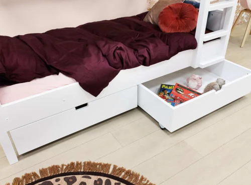 Bopita Têtes De Lits Et Accessoires De Lits Enfants Tiroir 90x100 Blanc En MDF 6 Bopita Têtes De Lits Et Accessoires De Lits Enfants Tiroir 90x100 Blanc En MDF – Image 4