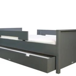 Bopita Têtes De Lits Et Accessoires De Lits Enfants Tiroir 90x200 Deep Grey En MDF -Lits bébé Soldes tiroir 90x200 deep grey en mdf 3