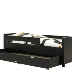 Bopita Têtes De Lits Et Accessoires De Lits Enfants Tiroir 90x200 Noir Mat En MDF 9 Bopita Têtes De Lits Et Accessoires De Lits Enfants Tiroir 90x200 Noir Mat En MDF -Lits bébé Soldes tiroir 90x200 noir mat en mdf 3