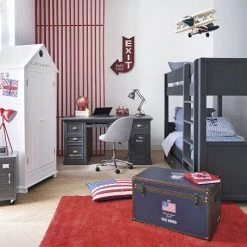 Maisons Du Monde Rangements Ados Tiroir De Lit 90x190 Gris -Lits bébé Soldes tiroir de lit 90x190 gris 1000 9 25 136842 8