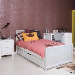 Bopita Têtes De Lits Et Accessoires De Lits Enfants Tiroir De Lit 90x200 Blanc -Lits bébé Soldes tiroir de lit 90x200 blanc 8