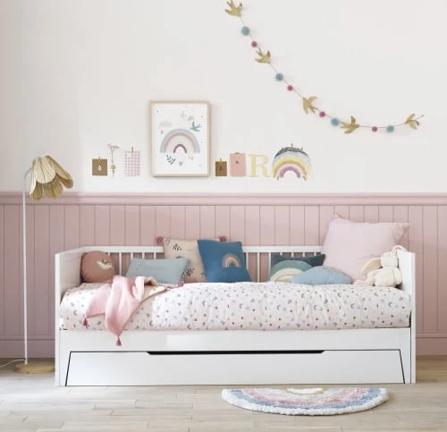 Maisons Du Monde Têtes De Lits Et Accessoires De Lits Enfants Tiroir De Lit 92x188 Blanc à Roulettes 6 Maisons Du Monde Têtes De Lits Et Accessoires De Lits Enfants Tiroir De Lit 92x188 Blanc à Roulettes – Image 4