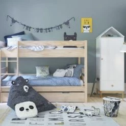 Maisons Du Monde Têtes De Lits Et Accessoires De Lits Enfants Tiroir De Lit Superposé 90x190 à Roulettes -Lits bébé Soldes tiroir de lit superpose 90x190 a roulettes 1000 15 27 205970 6