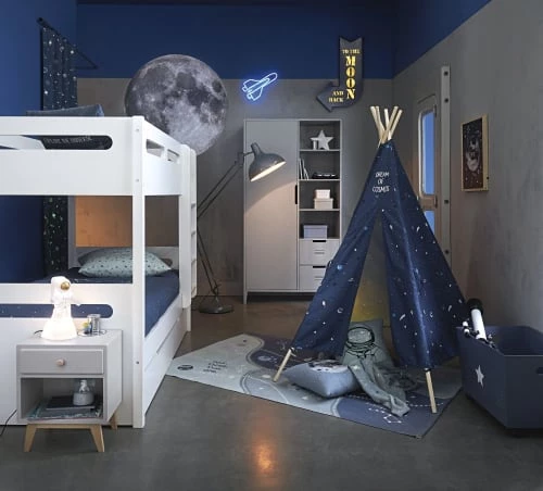 Maisons Du Monde Têtes De Lits Et Accessoires De Lits Enfants Tiroir De Lits Superposés 90x190 Blanc à Roulettes 6 Maisons Du Monde Têtes De Lits Et Accessoires De Lits Enfants Tiroir De Lits Superposés 90x190 Blanc à Roulettes – Image 4