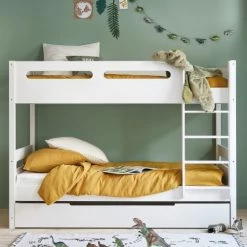 Maisons Du Monde Têtes De Lits Et Accessoires De Lits Enfants Tiroir De Lits Superposés 90x190 Blanc à Roulettes 8 Maisons Du Monde Têtes De Lits Et Accessoires De Lits Enfants Tiroir De Lits Superposés 90x190 Blanc à Roulettes -Lits bébé Soldes tiroir de lits superposes 90x190 blanc a roulettes 1000 2 26 193054 3