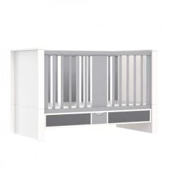 Home Maison Têtes De Lits Et Accessoires De Lits Enfants Tiroir Pour Lit Enfant Bora En Bois Gris 140x72x18 -Lits bébé Soldes tiroir pour lit enfant bora en bois gris 140x72x18 2