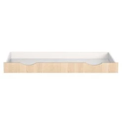 Home Maison Têtes De Lits Et Accessoires De Lits Enfants Tiroir Pour Lit Enfant Java En Bois Blanc 140x62x14 -Lits bébé Soldes tiroir pour lit enfant java en bois blanc 140x62x14 3