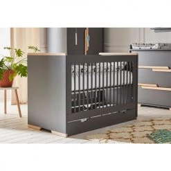 Pinio Têtes De Lits Et Accessoires De Lits Enfants Tiroir Pour Lit évolutif 70x140 Gris -Lits bébé Soldes tiroir pour lit evolutif 70x140 gris 3