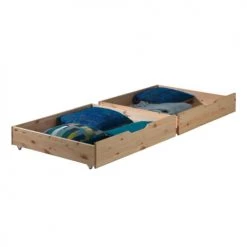 Vipack Têtes De Lits Et Accessoires De Lits Enfants Tiroirs De Lit Naturel